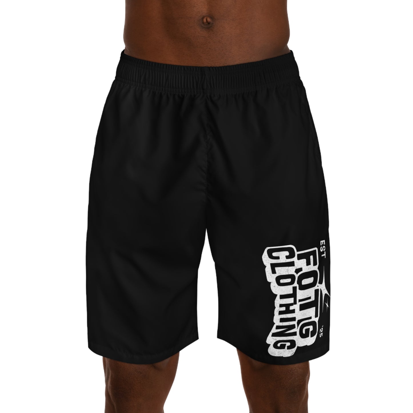 Black FOTG jogger shorts