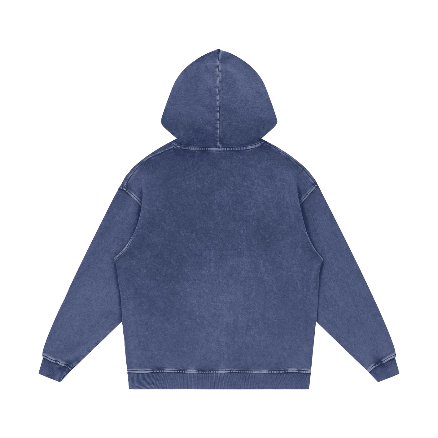 Snow Washed Loose Cotton Hoodie