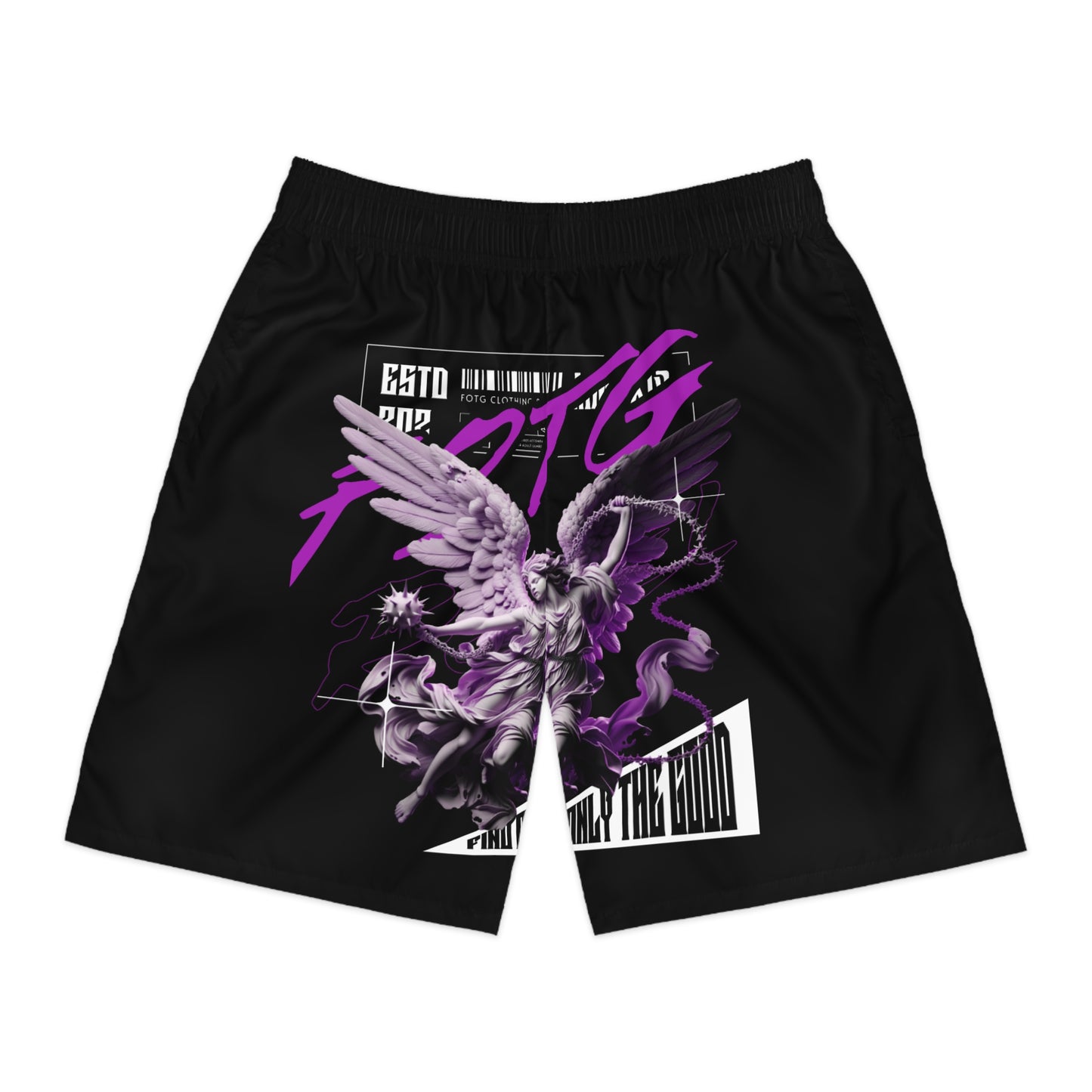 Purple Angel Jogger Shorts