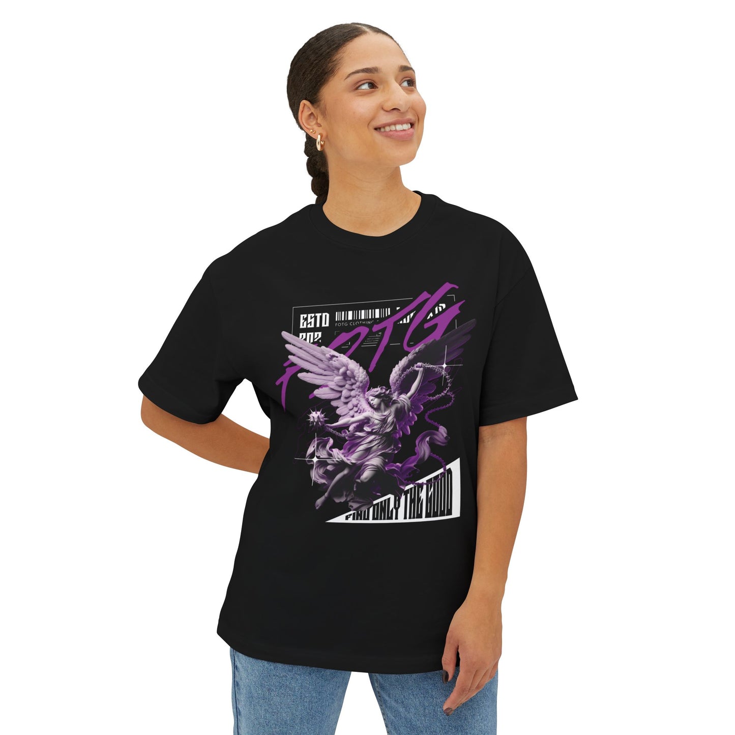 Purple angel short sleeve