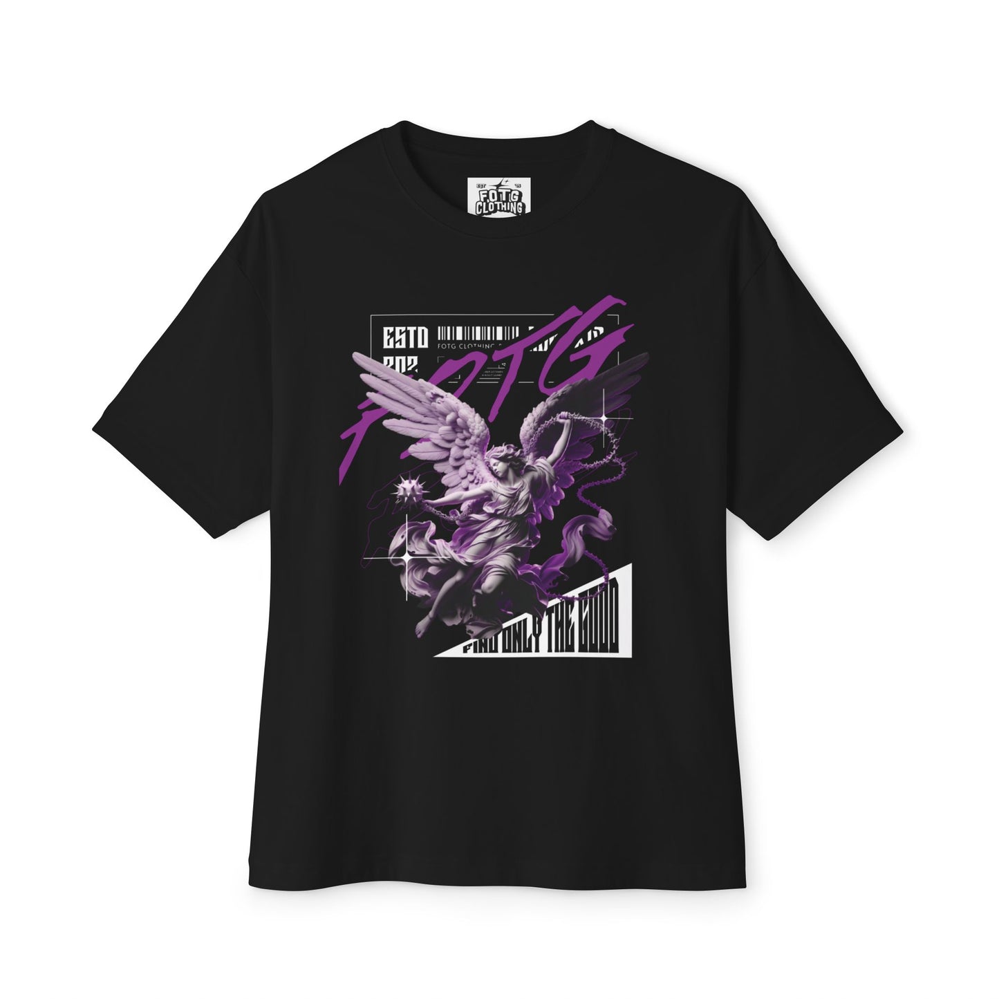 Purple angel short sleeve