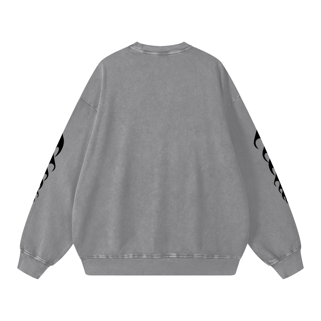 Snow Washed Oversized Sweatshirt