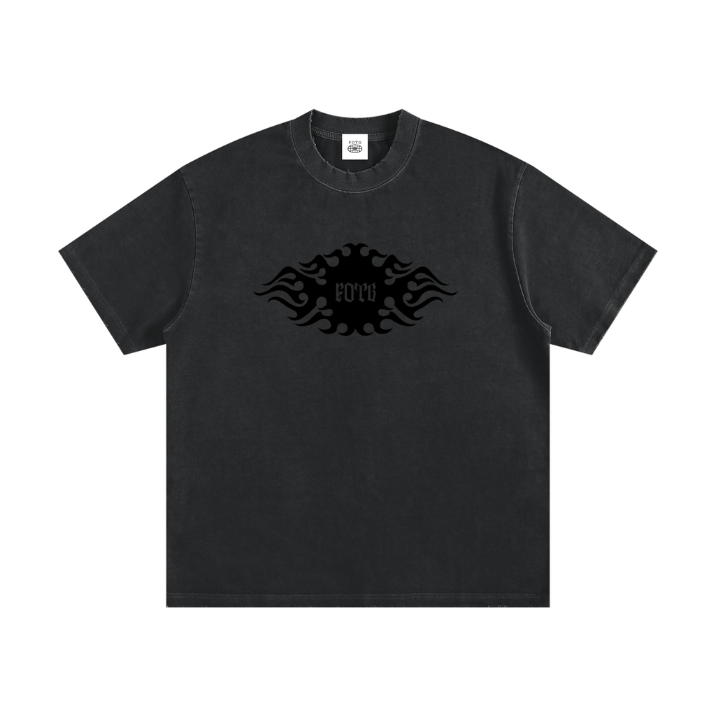 Fire Eye Frayed T-Shirt