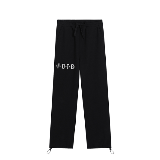 Essential Drawstring Straight-Leg Sweatpants