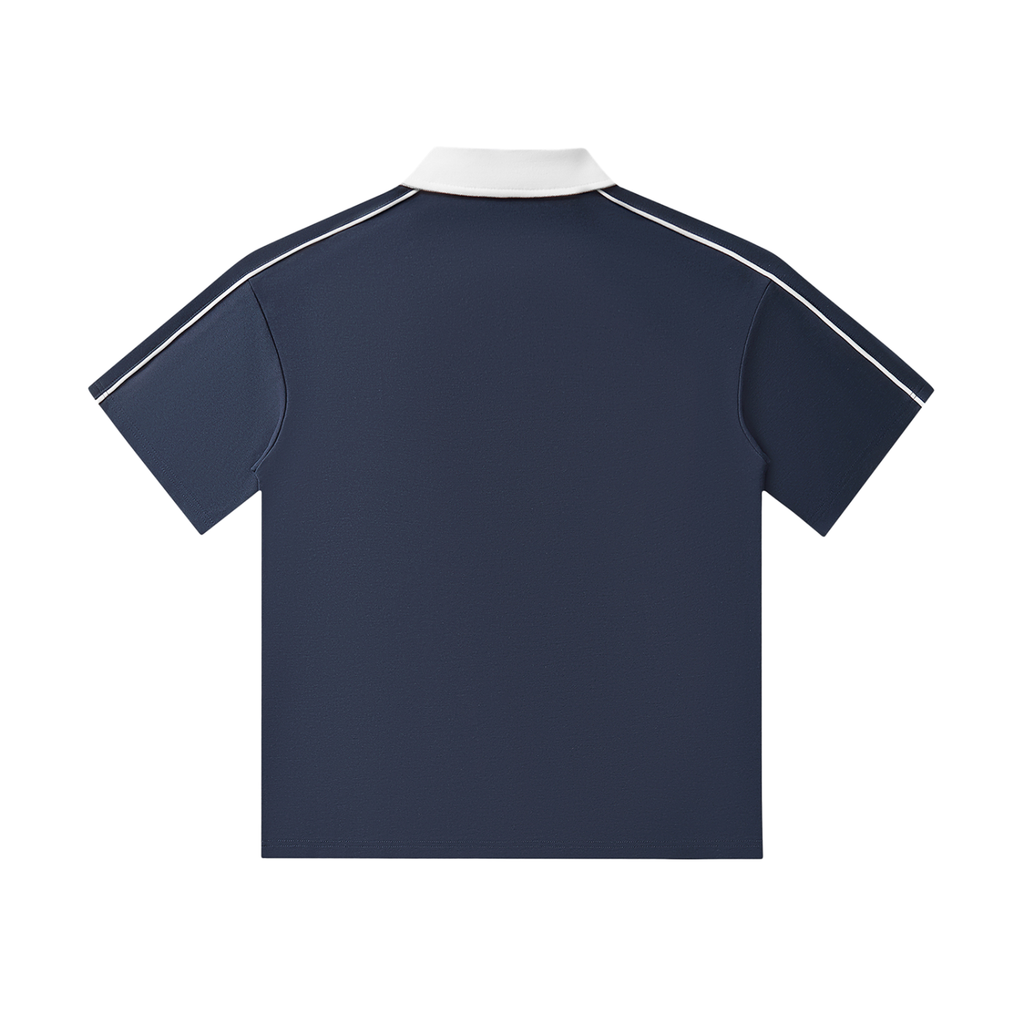 Black and White Polo Shirt