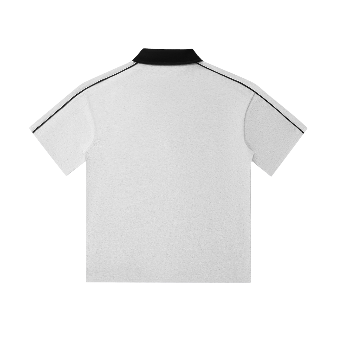 Black and White Polo Shirt