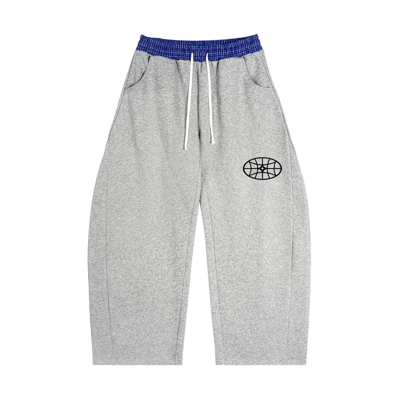 Plaid Barrel Sweatpants