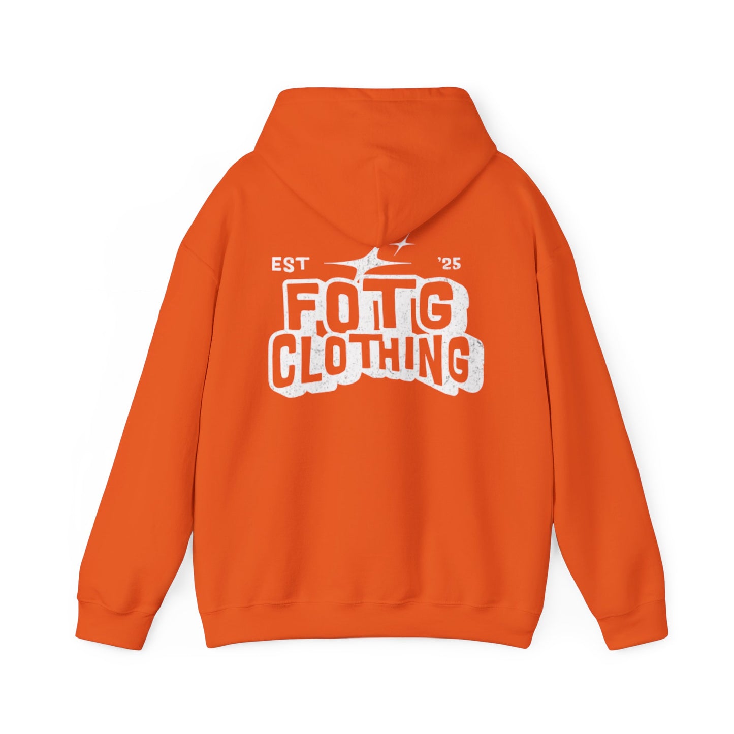 FOTG Orange and White Hoodie
