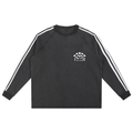 Snow Washed Contrast Tape Sweatshirt