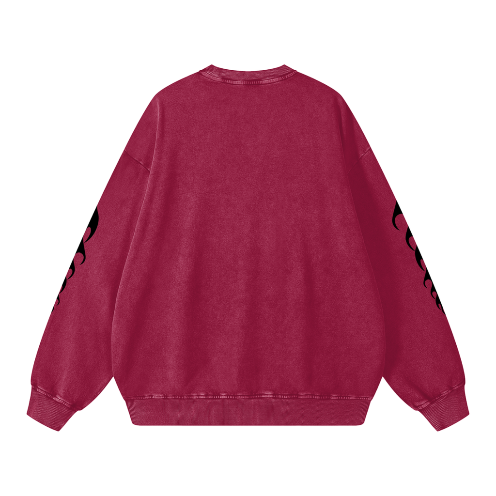 Snow Washed Oversized Sweatshirt