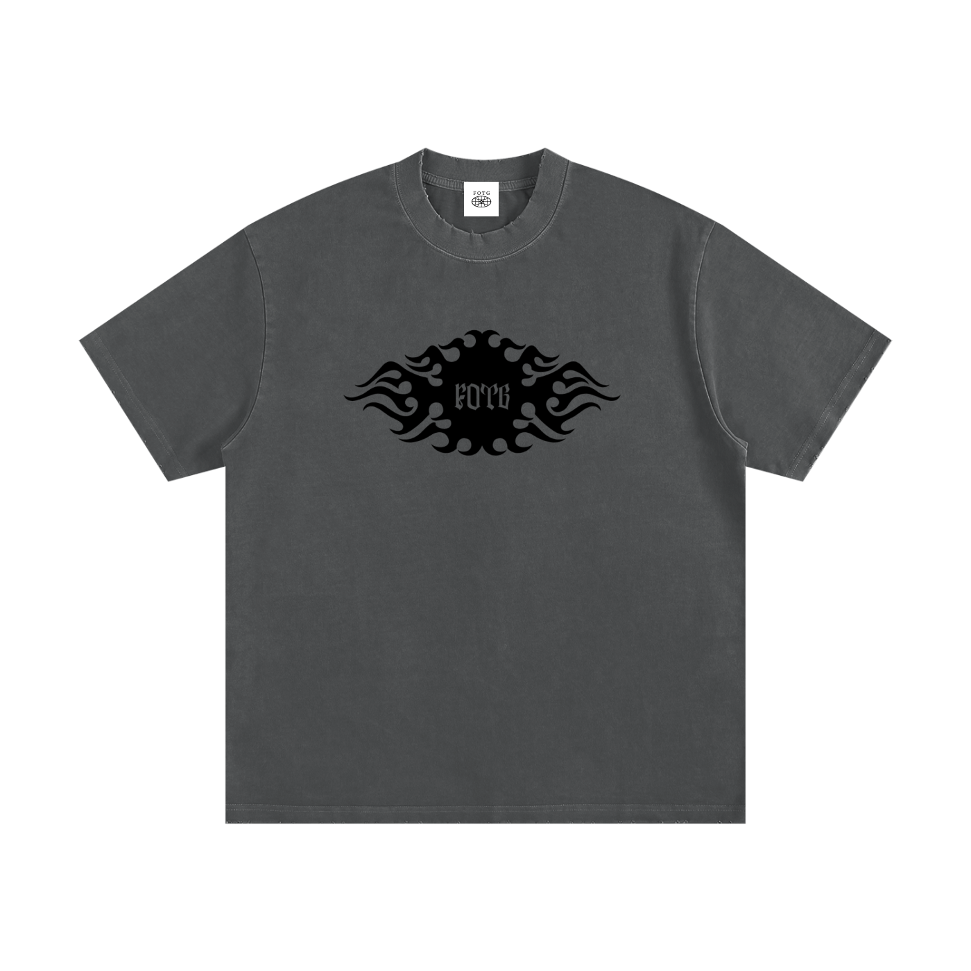 Fire Eye Frayed T-Shirt