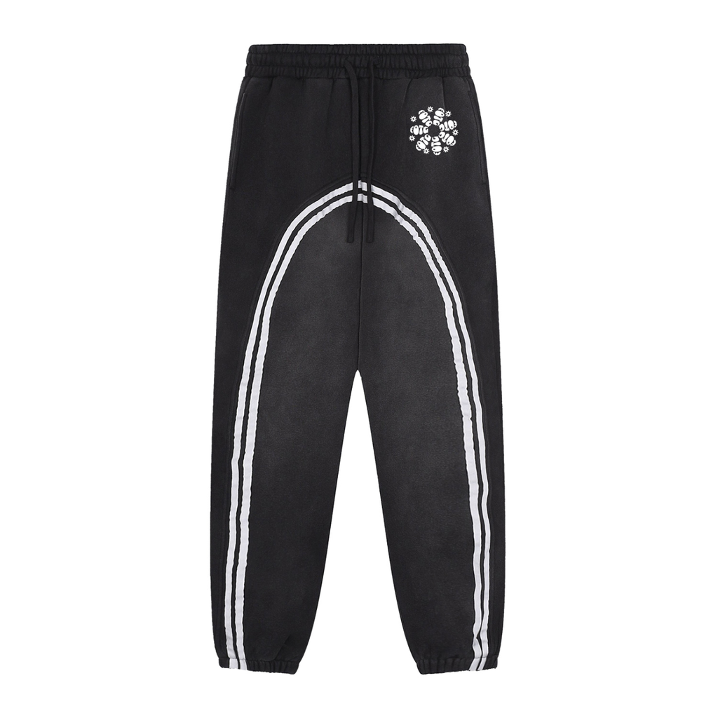 Striped Flower Pants
