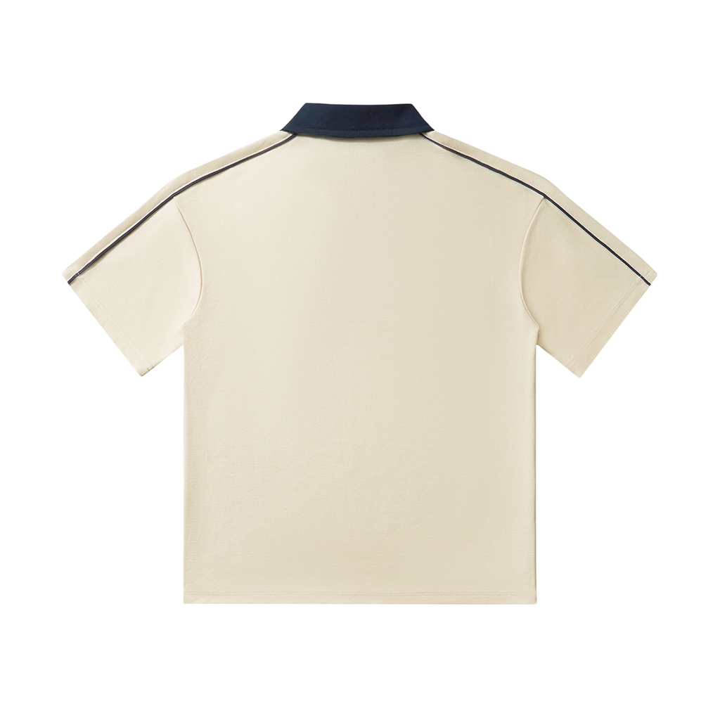 Black and White Polo Shirt