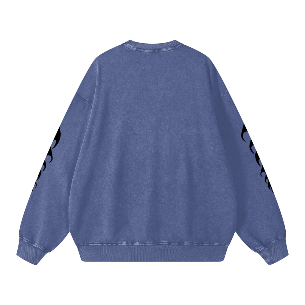 Snow Washed Oversized Sweatshirt