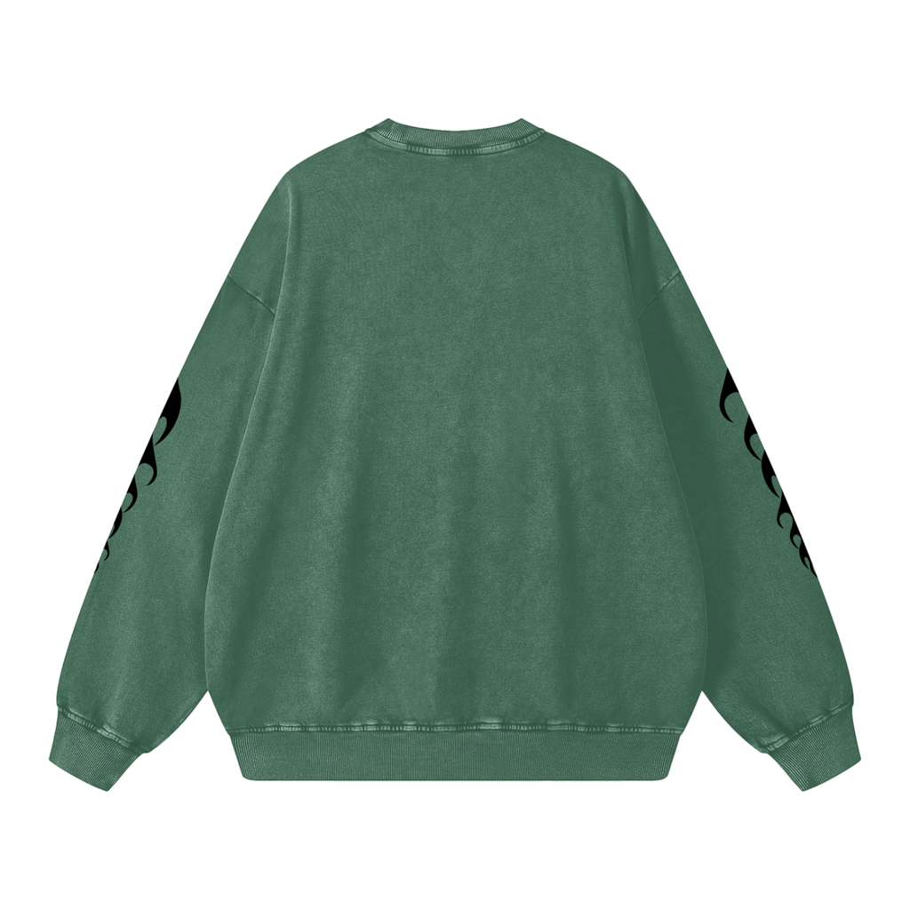 Snow Washed Oversized Sweatshirt