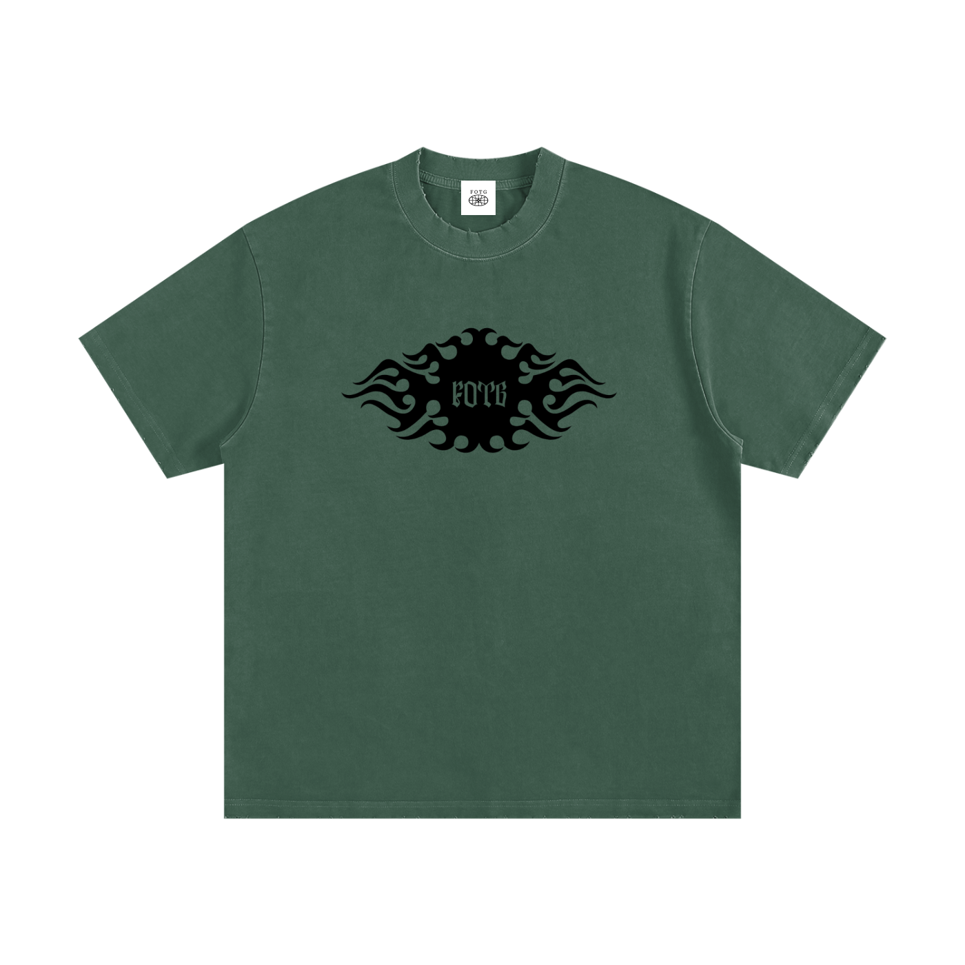 Fire Eye Frayed T-Shirt