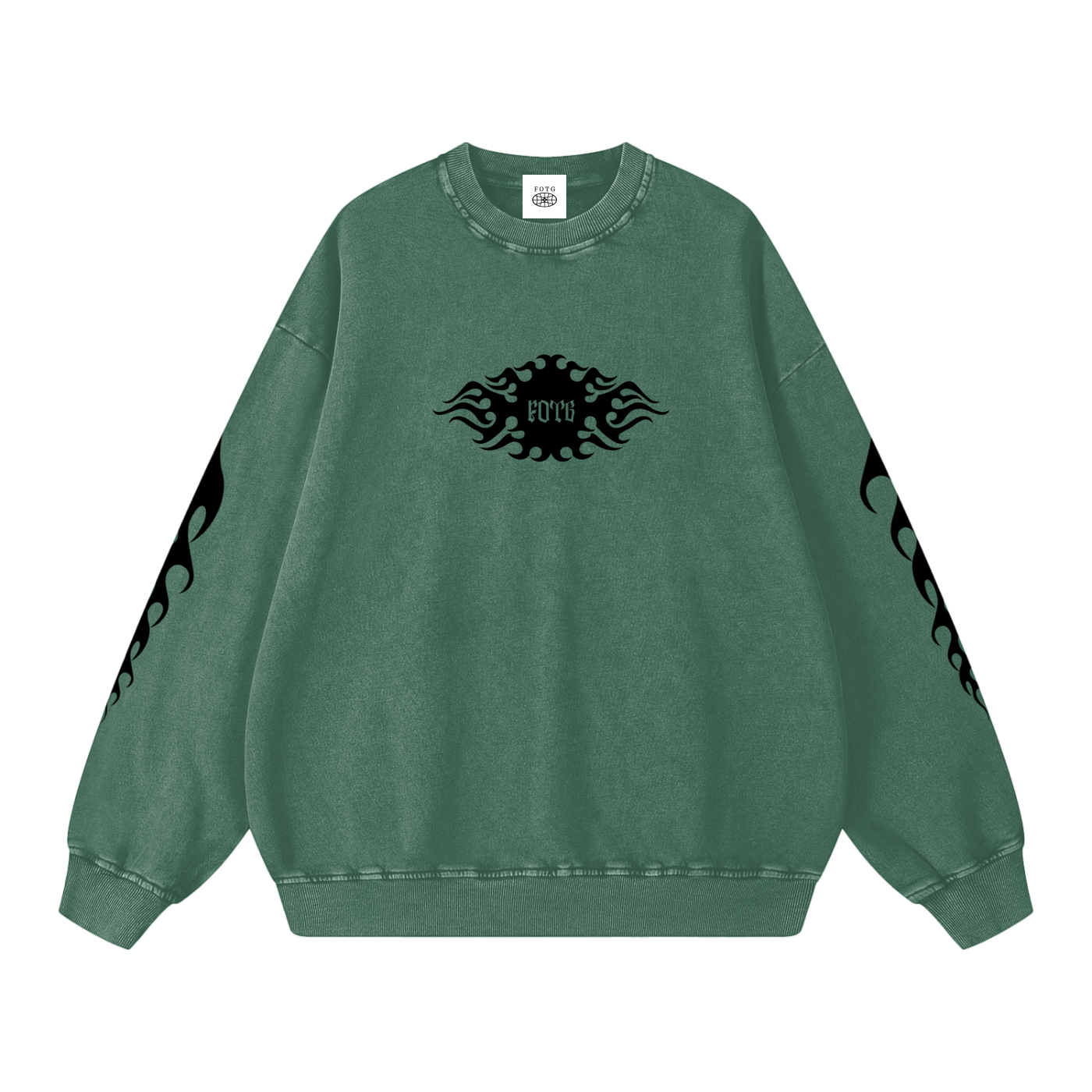 Snow Washed Oversized Sweatshirt