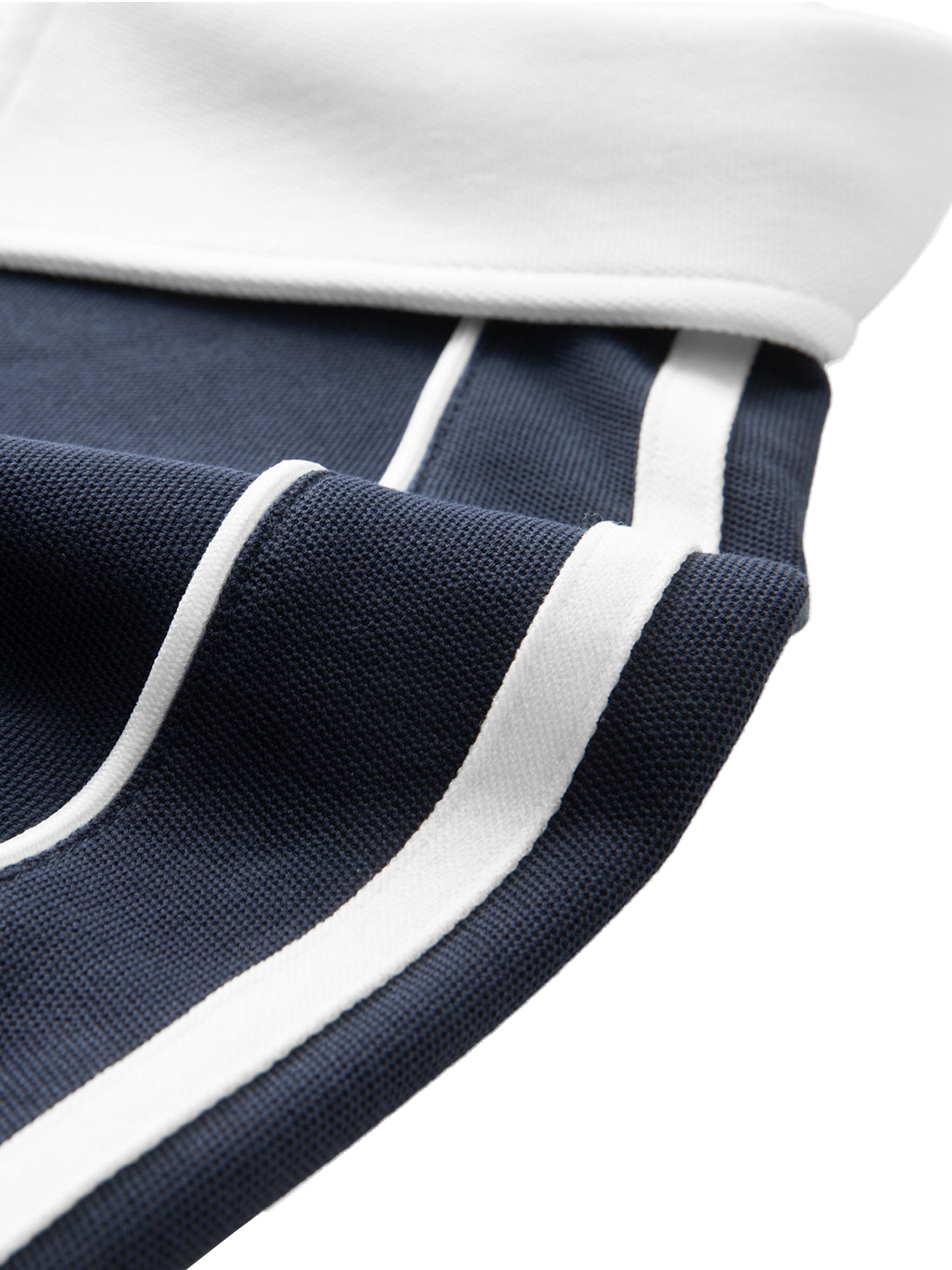 Black and White Polo Shirt