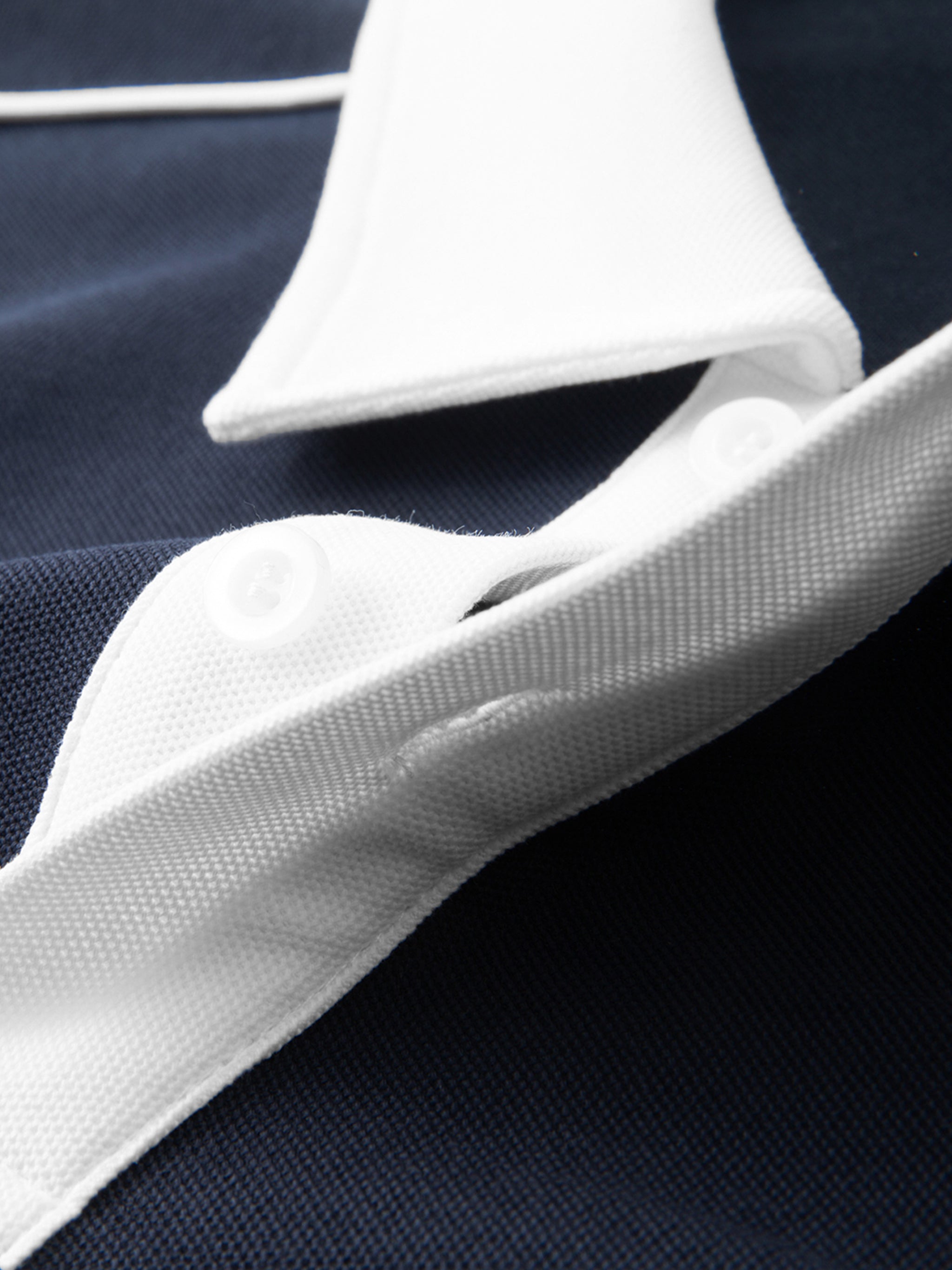 Black and White Polo Shirt