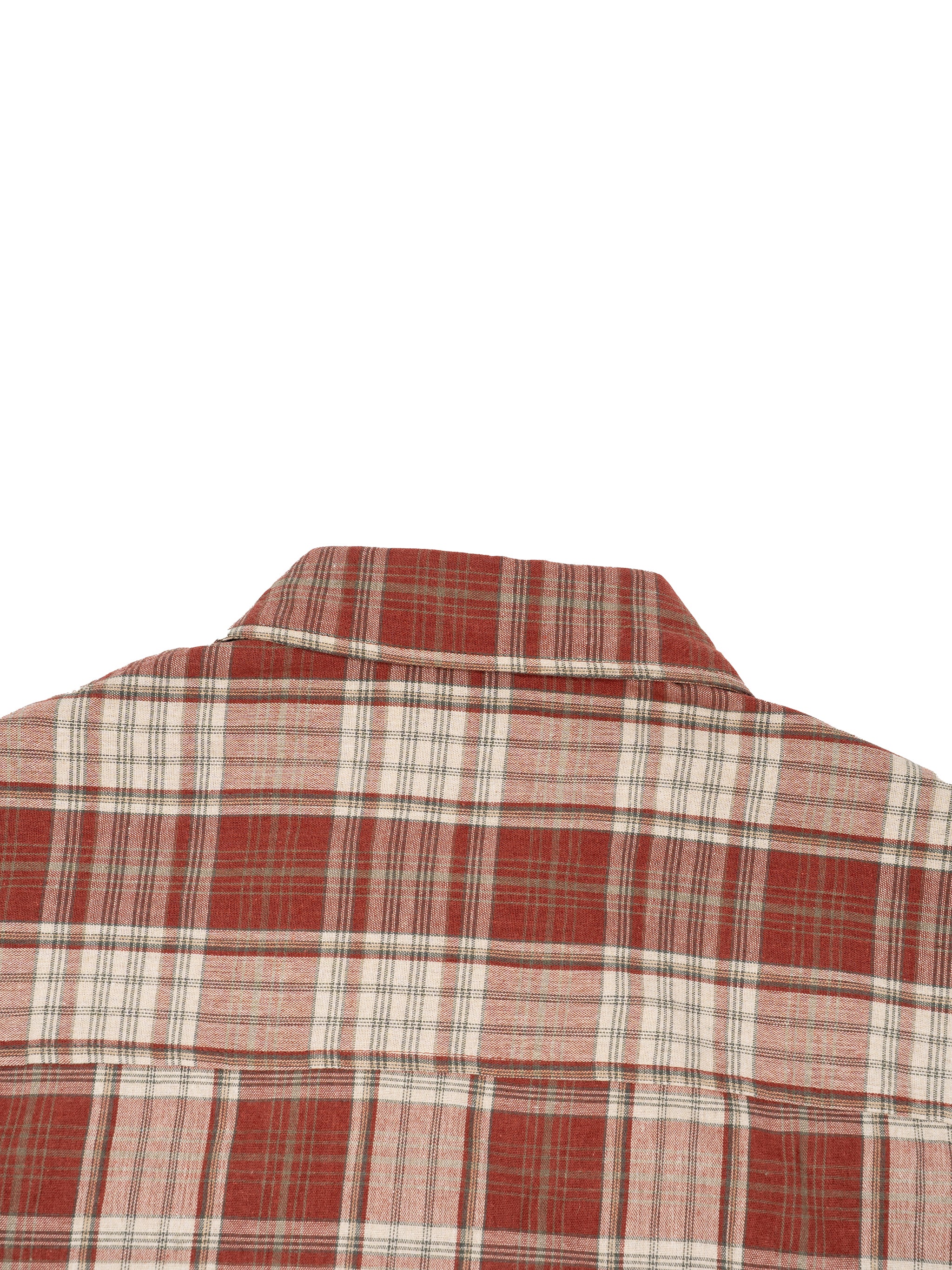 Boxy Unisex Plaid Short Sleeve