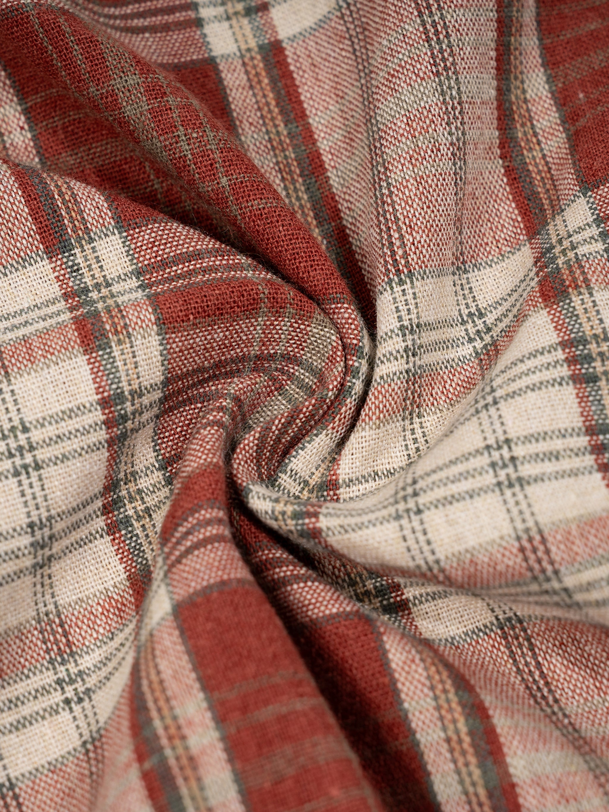 Boxy Unisex Plaid Short Sleeve
