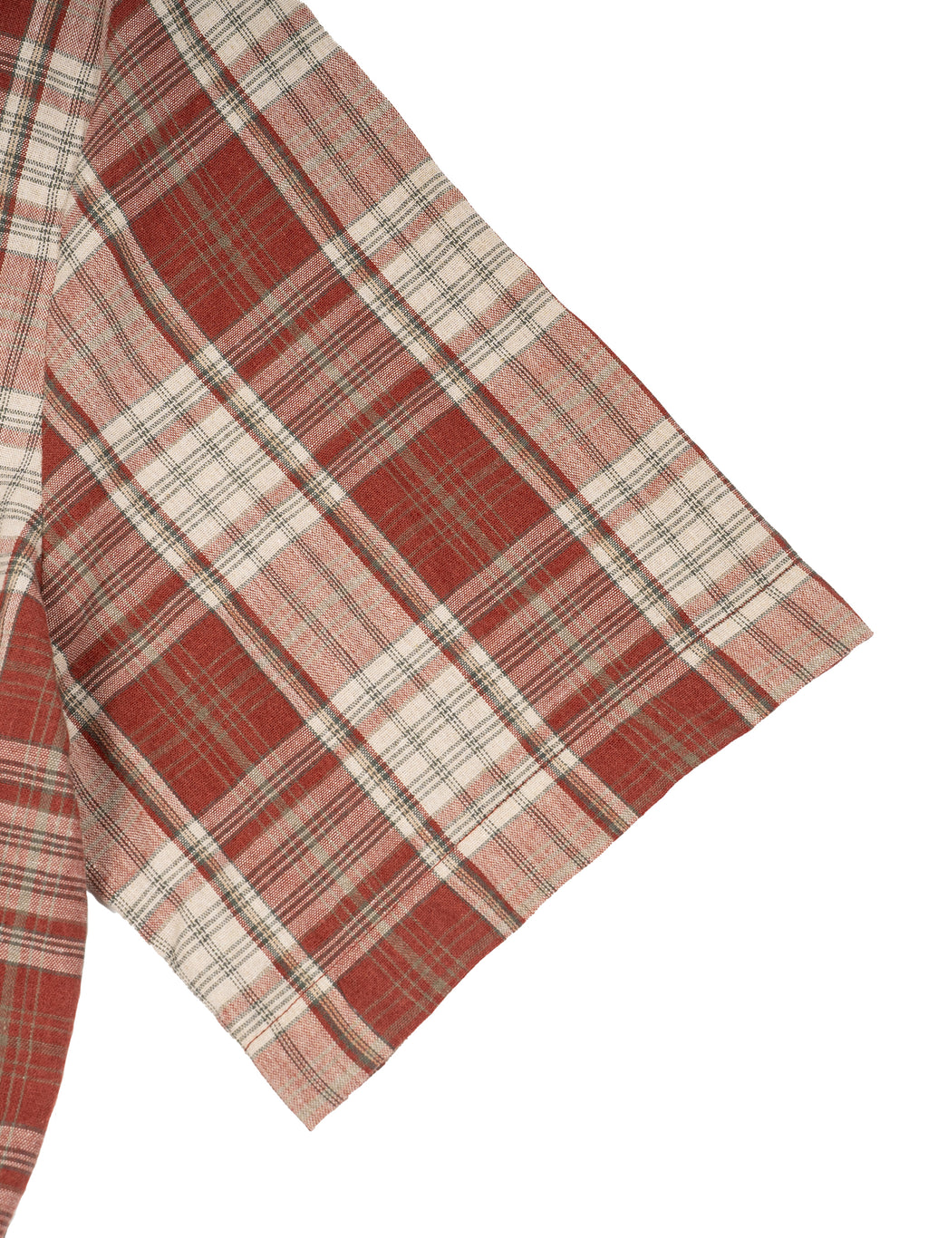 Boxy Unisex Plaid Short Sleeve